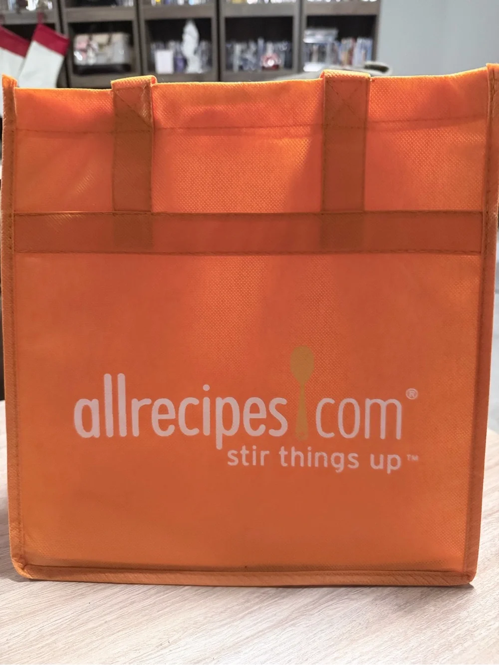 Allrecipes Orange Reusable Tote Bag